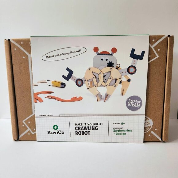 NEW KiwiCo. Kiwi Co. Crawling Robot Crab Science Kit Craft Engineering EASTER To - Picture 7 of 13